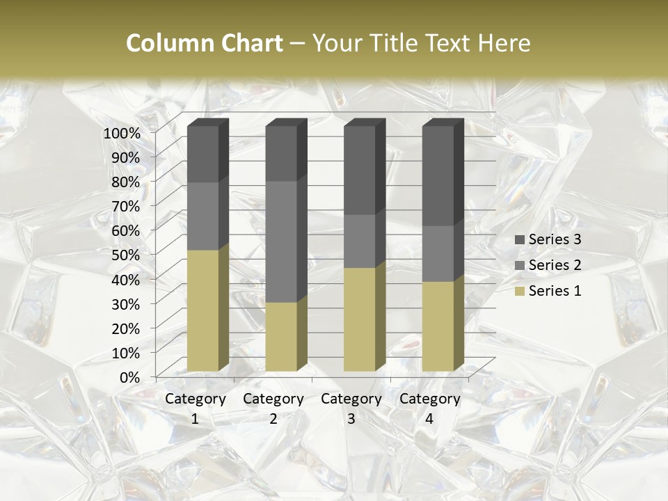 Frost Frozen Abstract PowerPoint Template