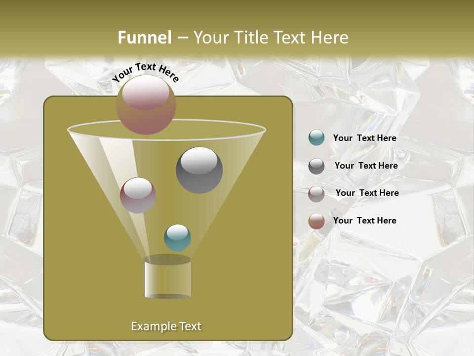 Frost Frozen Abstract PowerPoint Template