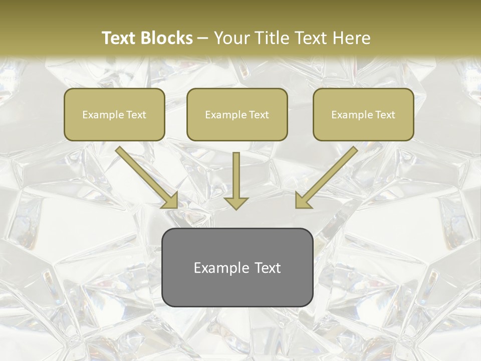 Frost Frozen Abstract PowerPoint Template