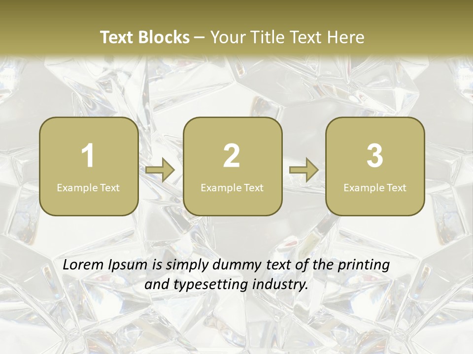 Frost Frozen Abstract PowerPoint Template