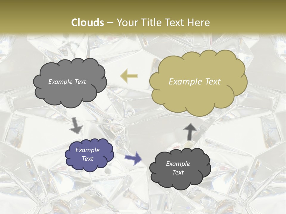 Frost Frozen Abstract PowerPoint Template