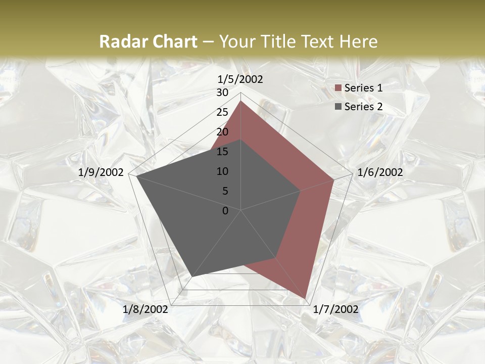 Frost Frozen Abstract PowerPoint Template
