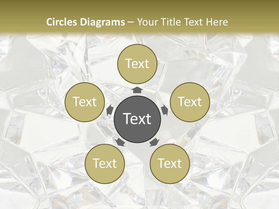 Frost Frozen Abstract PowerPoint Template