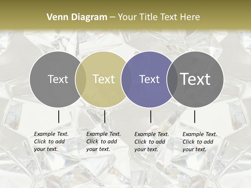 Frost Frozen Abstract PowerPoint Template