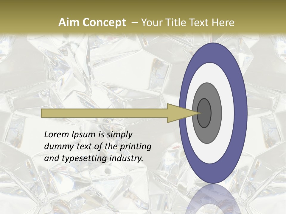 Frost Frozen Abstract PowerPoint Template