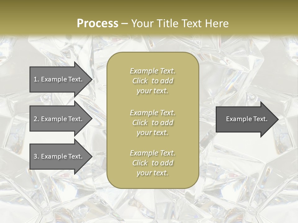 Frost Frozen Abstract PowerPoint Template
