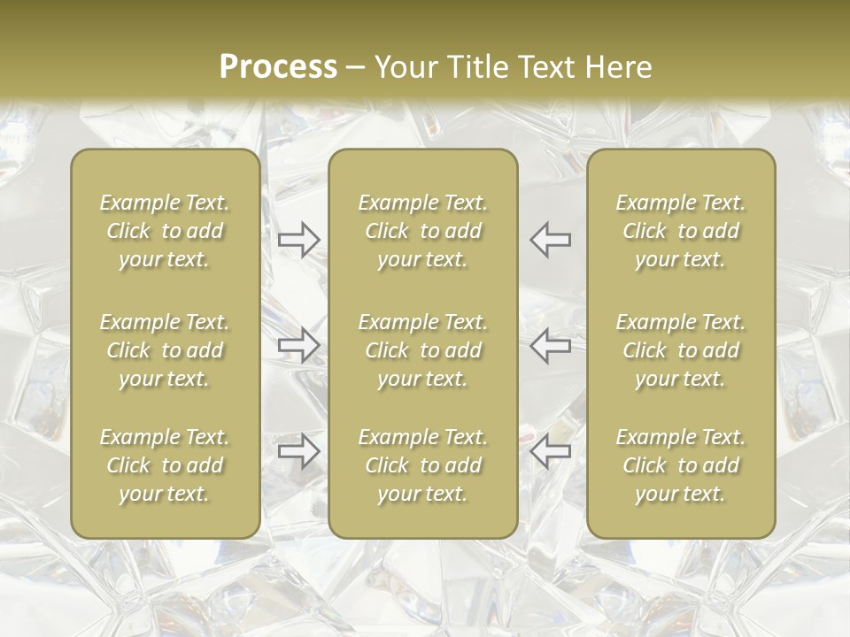 Frost Frozen Abstract PowerPoint Template