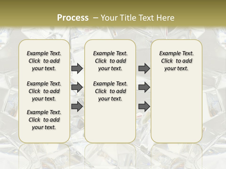 Frost Frozen Abstract PowerPoint Template