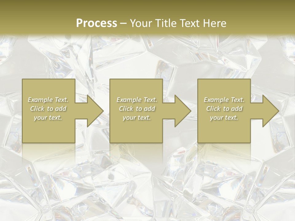 Frost Frozen Abstract PowerPoint Template