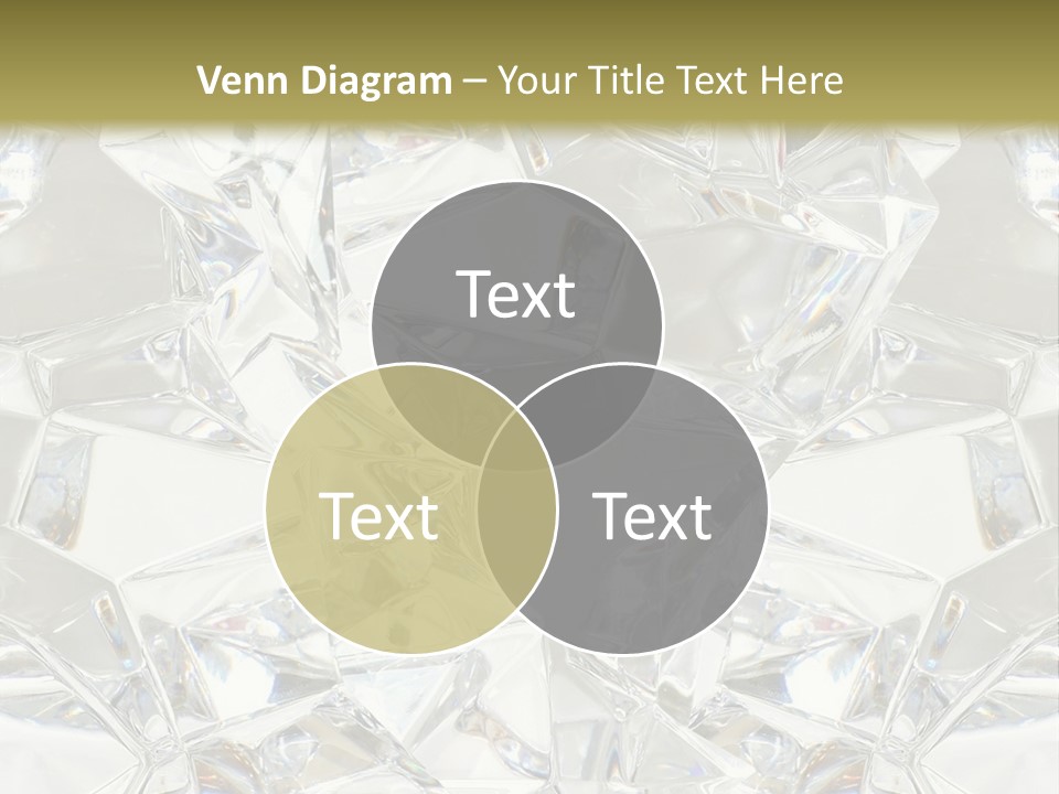 Frost Frozen Abstract PowerPoint Template