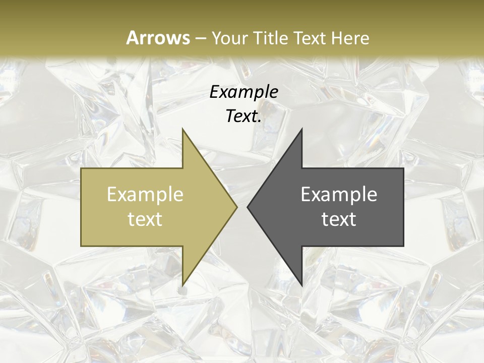 Frost Frozen Abstract PowerPoint Template