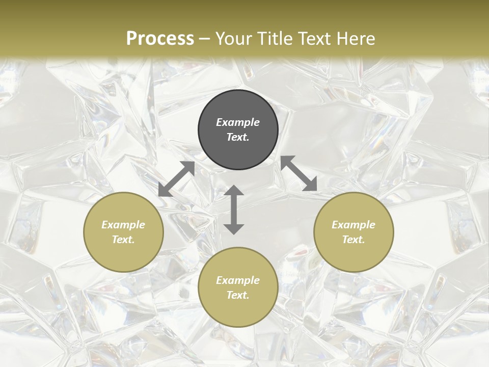 Frost Frozen Abstract PowerPoint Template