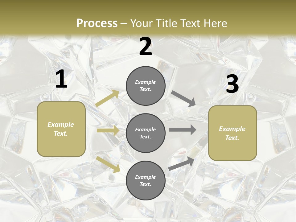 Frost Frozen Abstract PowerPoint Template