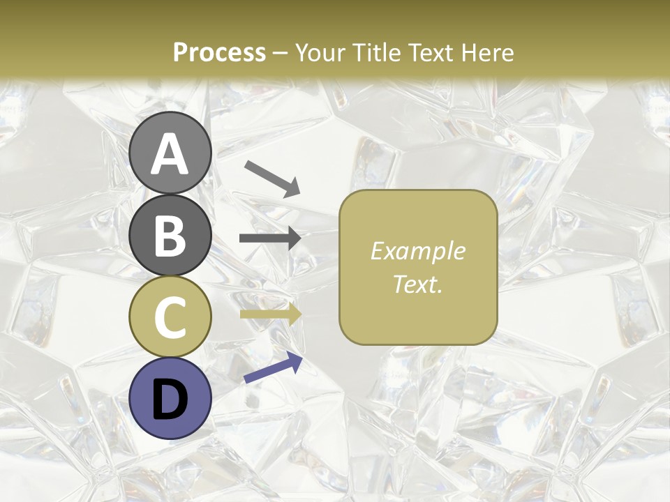 Frost Frozen Abstract PowerPoint Template
