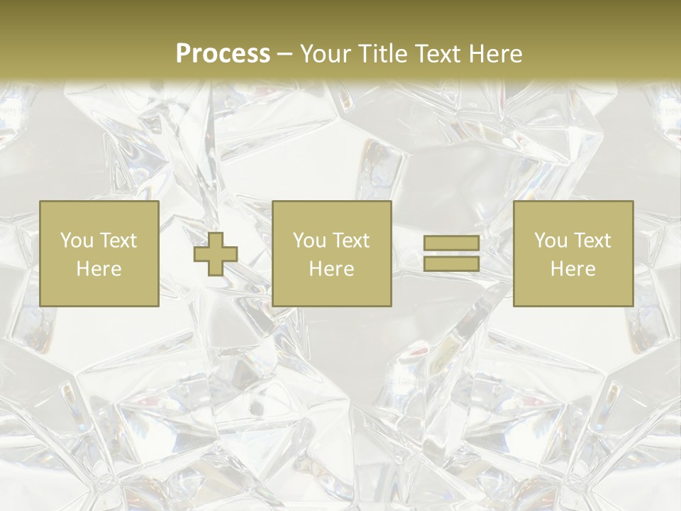 Frost Frozen Abstract PowerPoint Template