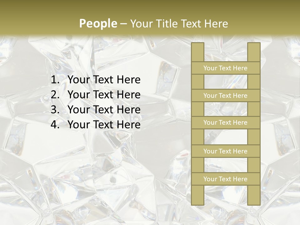 Frost Frozen Abstract PowerPoint Template