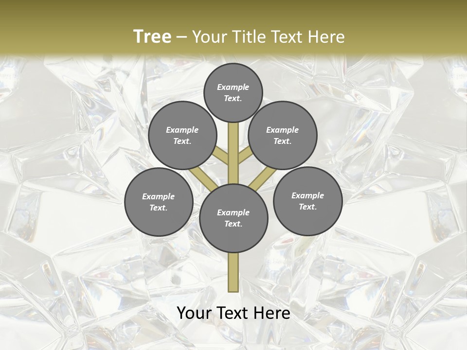 Frost Frozen Abstract PowerPoint Template