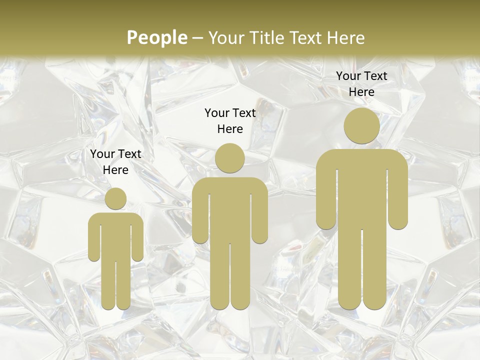 Frost Frozen Abstract PowerPoint Template