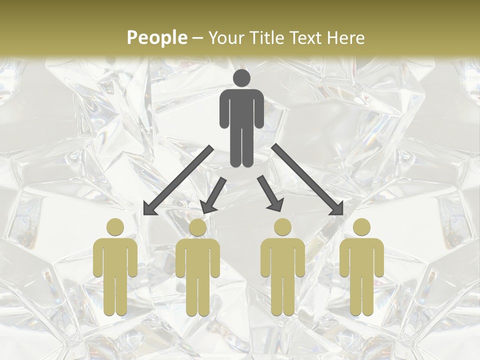 Frost Frozen Abstract PowerPoint Template