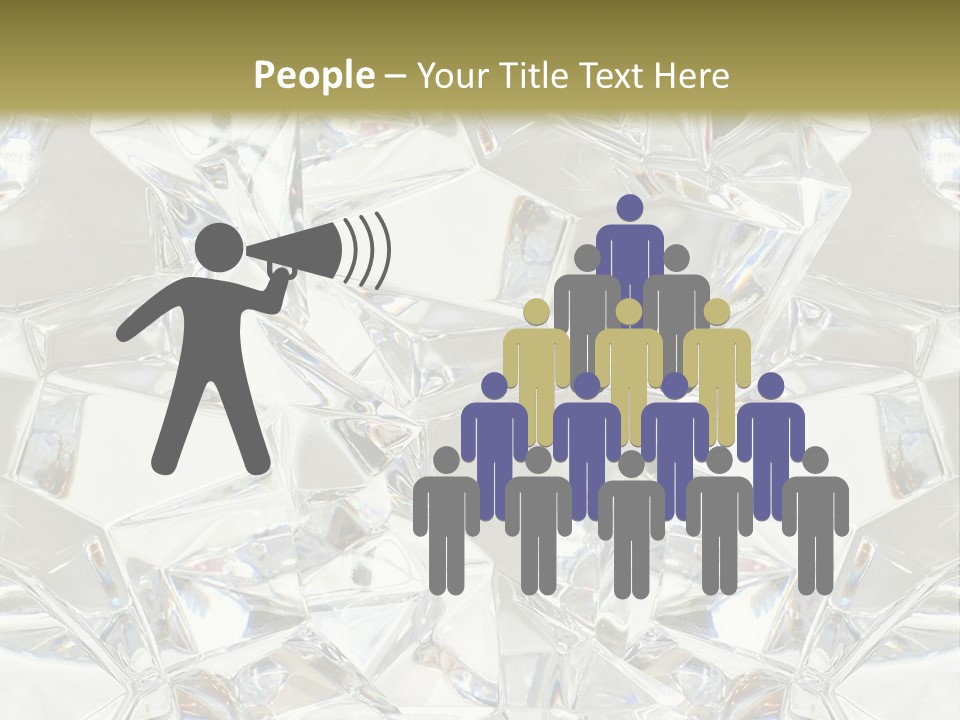 Frost Frozen Abstract PowerPoint Template