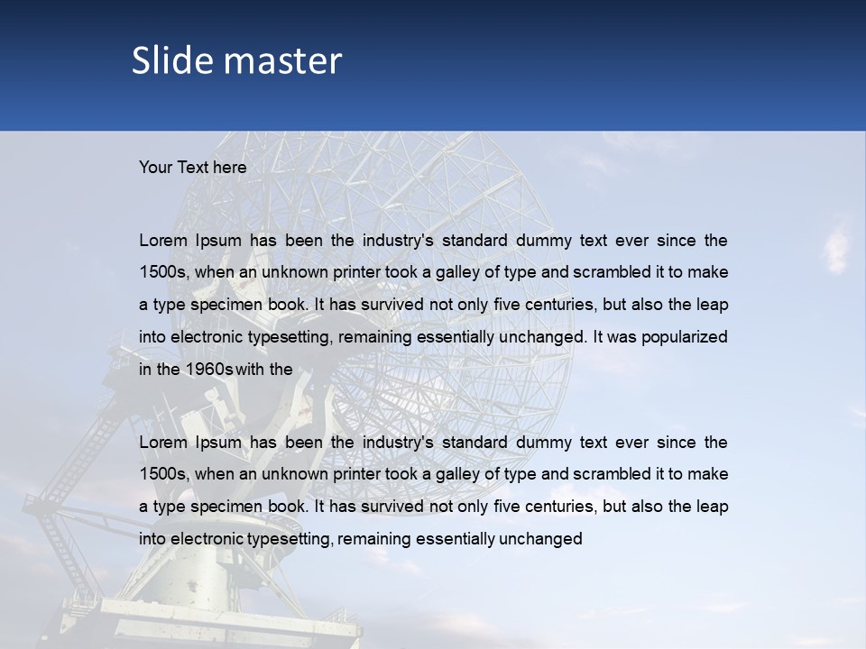 Dusk Sky Exploration PowerPoint Template