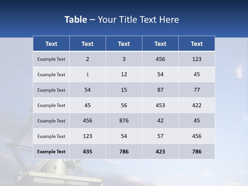 Dusk Sky Exploration PowerPoint Template