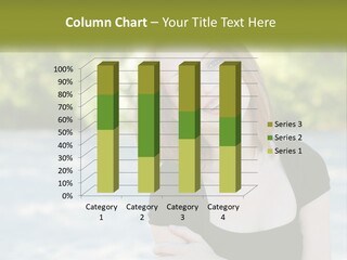 Female Smile Young PowerPoint Template