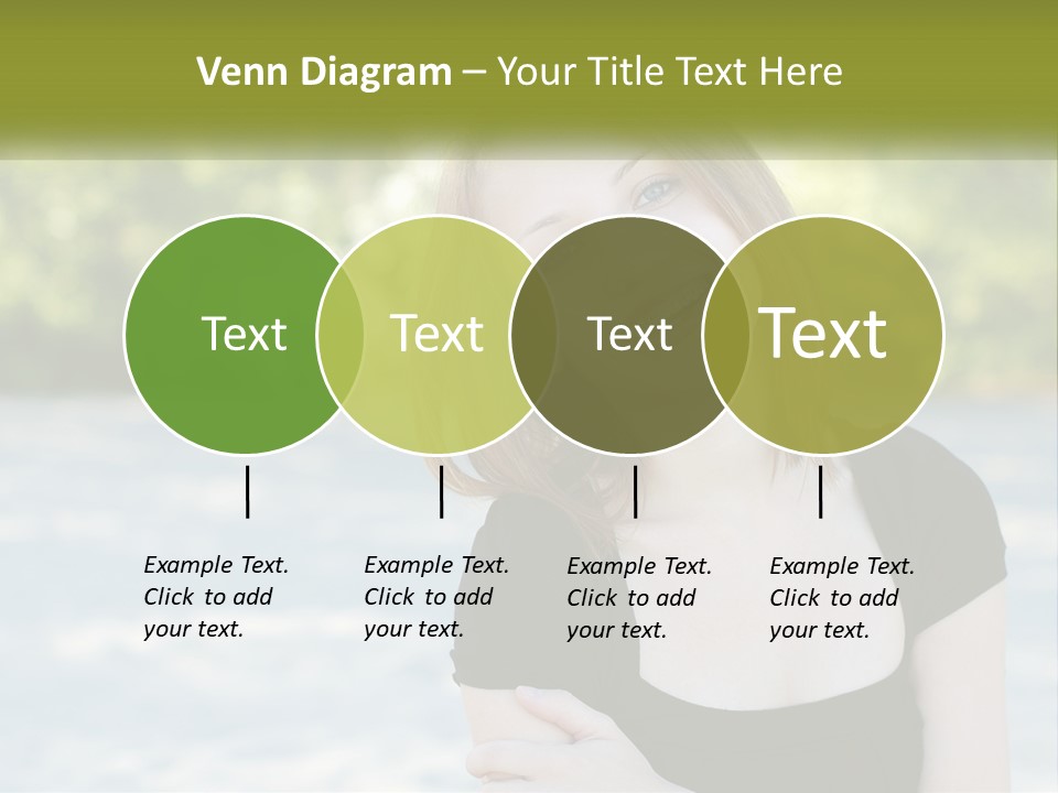 Female Smile Young PowerPoint Template