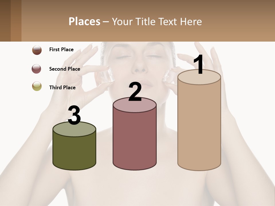 Adult Person Makeup PowerPoint Template