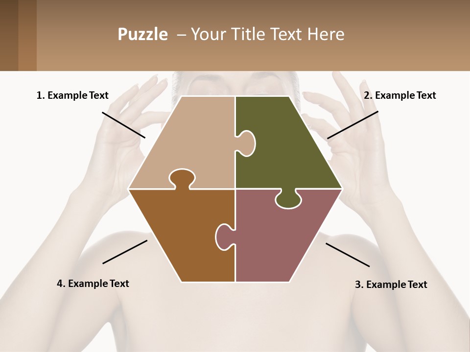 Adult Person Makeup PowerPoint Template