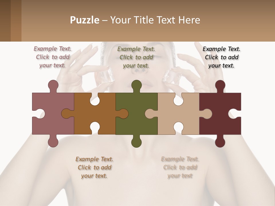 Adult Person Makeup PowerPoint Template