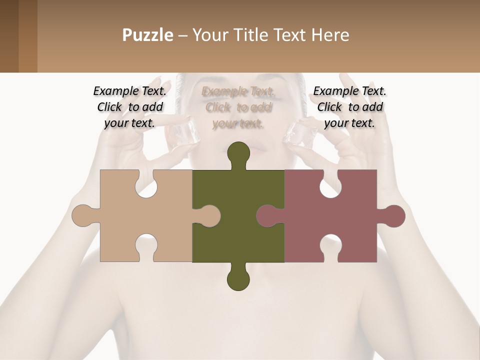 Adult Person Makeup PowerPoint Template