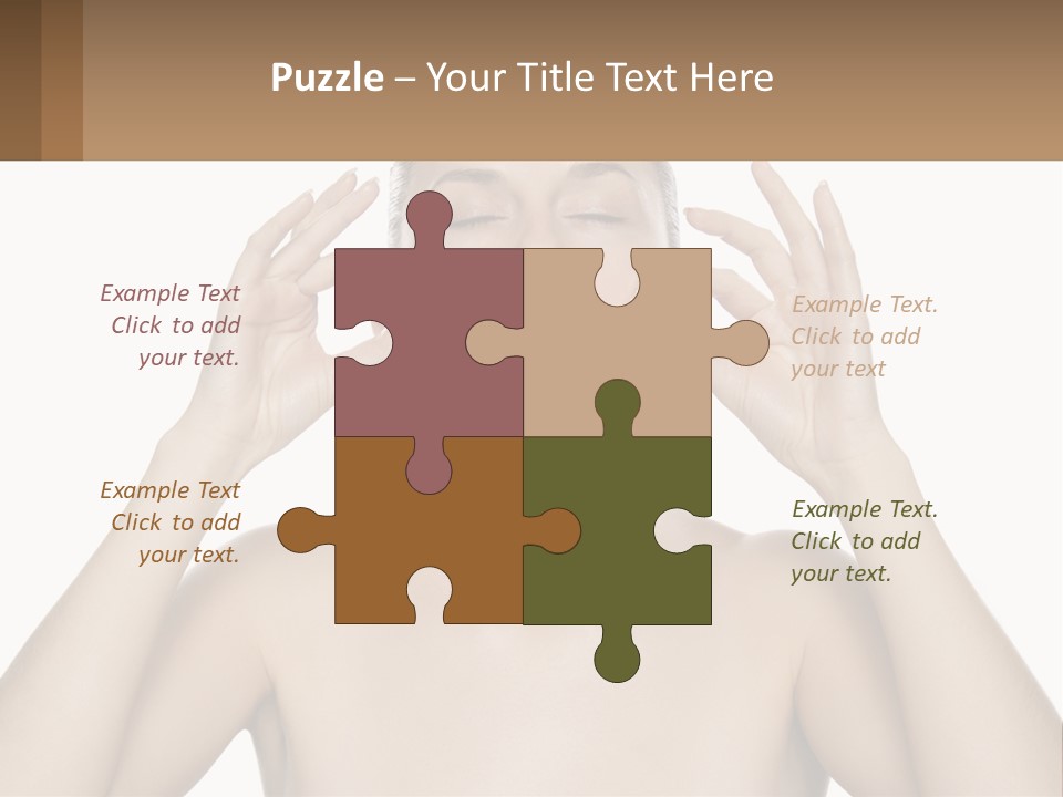 Adult Person Makeup PowerPoint Template