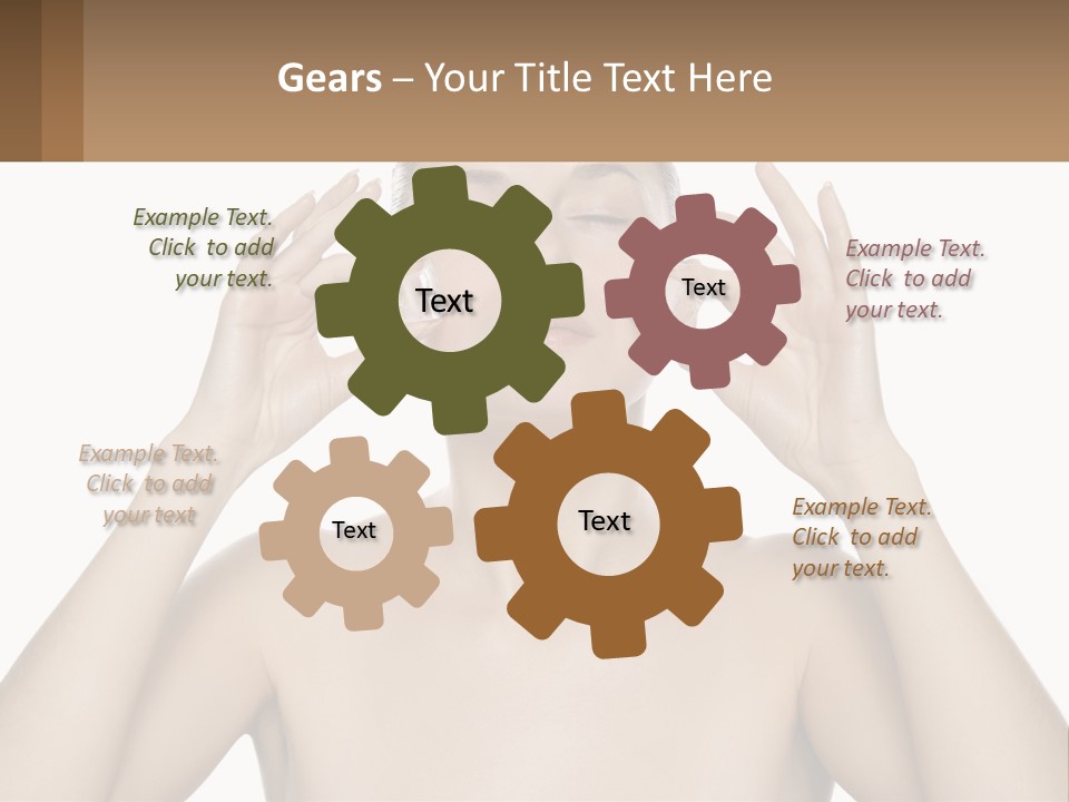 Adult Person Makeup PowerPoint Template