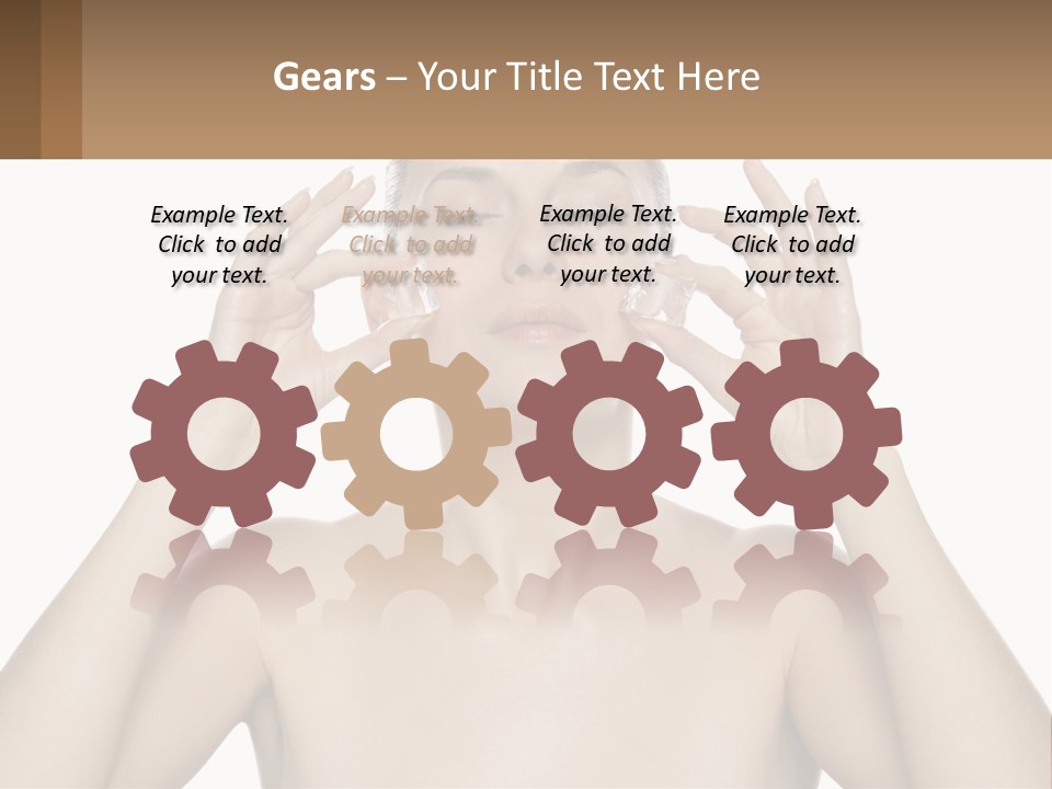 Adult Person Makeup PowerPoint Template