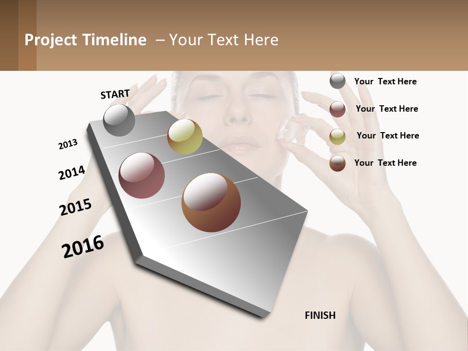 Adult Person Makeup PowerPoint Template