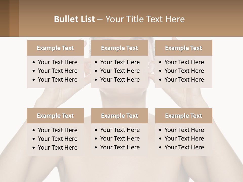 Adult Person Makeup PowerPoint Template