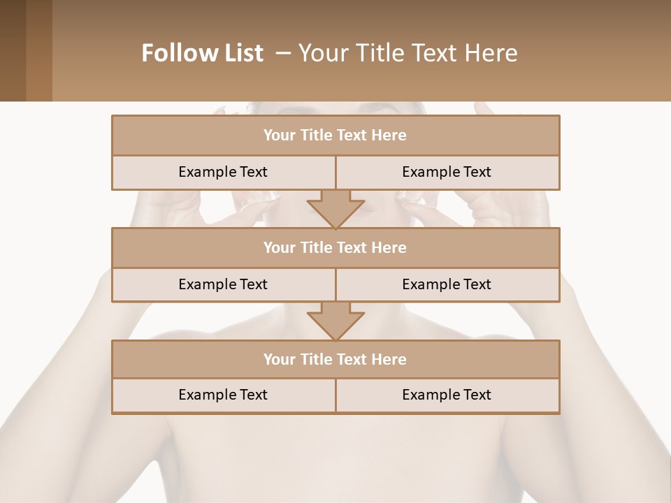Adult Person Makeup PowerPoint Template