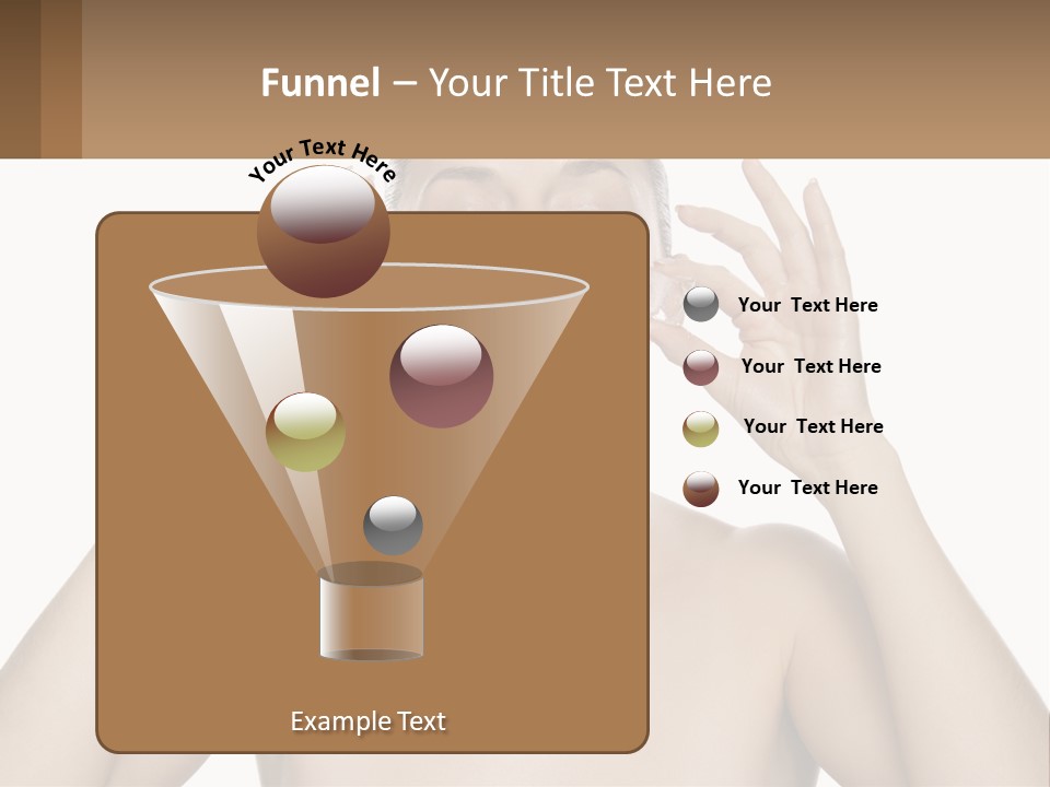 Adult Person Makeup PowerPoint Template