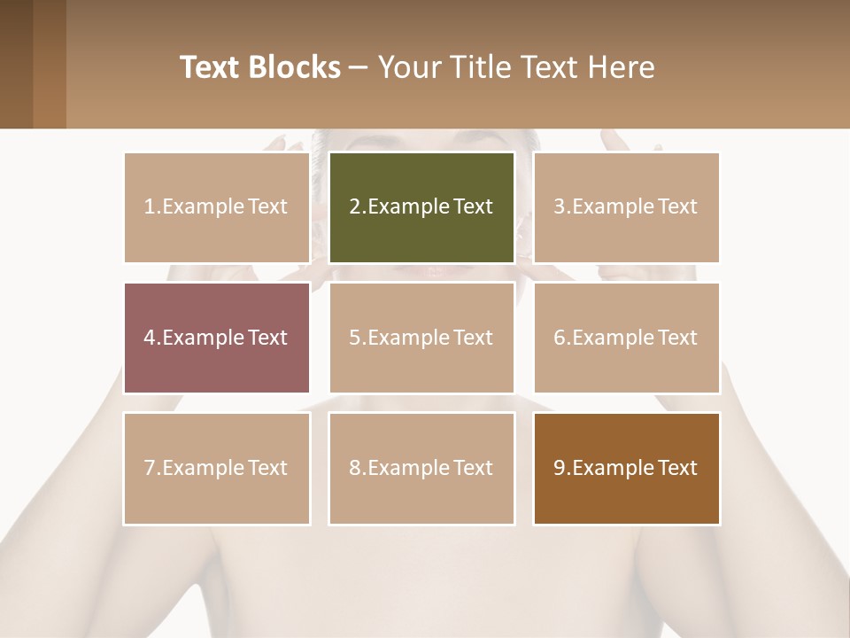 Adult Person Makeup PowerPoint Template