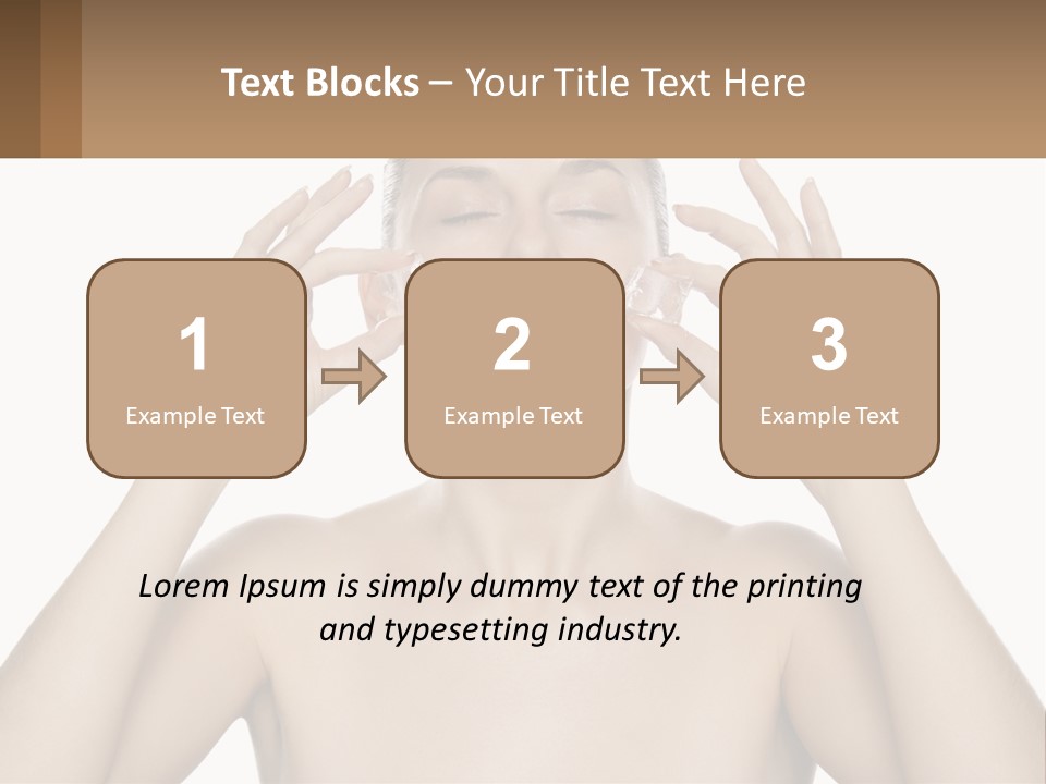 Adult Person Makeup PowerPoint Template