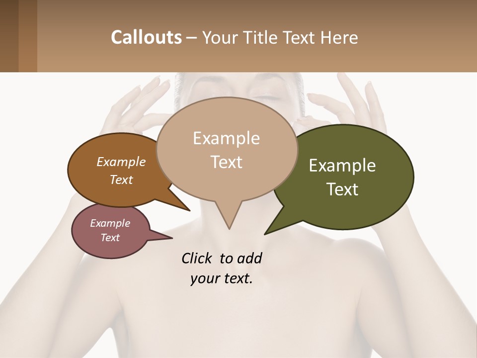 Adult Person Makeup PowerPoint Template