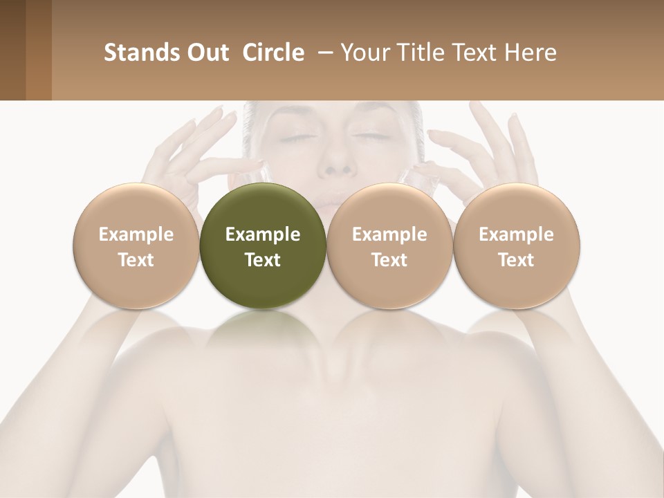 Adult Person Makeup PowerPoint Template