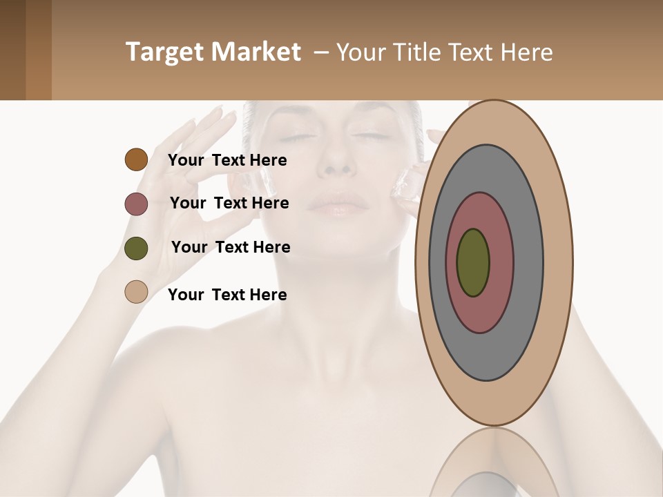Adult Person Makeup PowerPoint Template