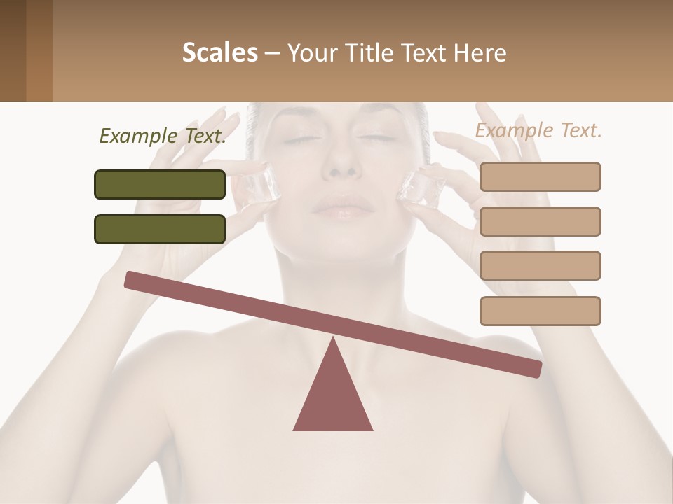 Adult Person Makeup PowerPoint Template