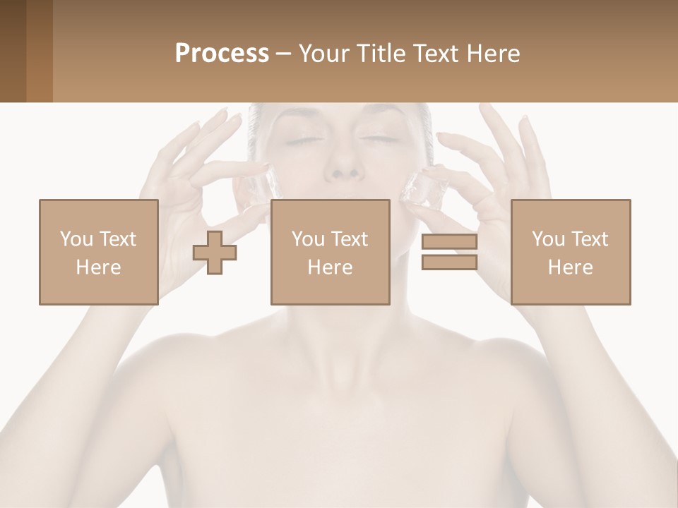 Adult Person Makeup PowerPoint Template