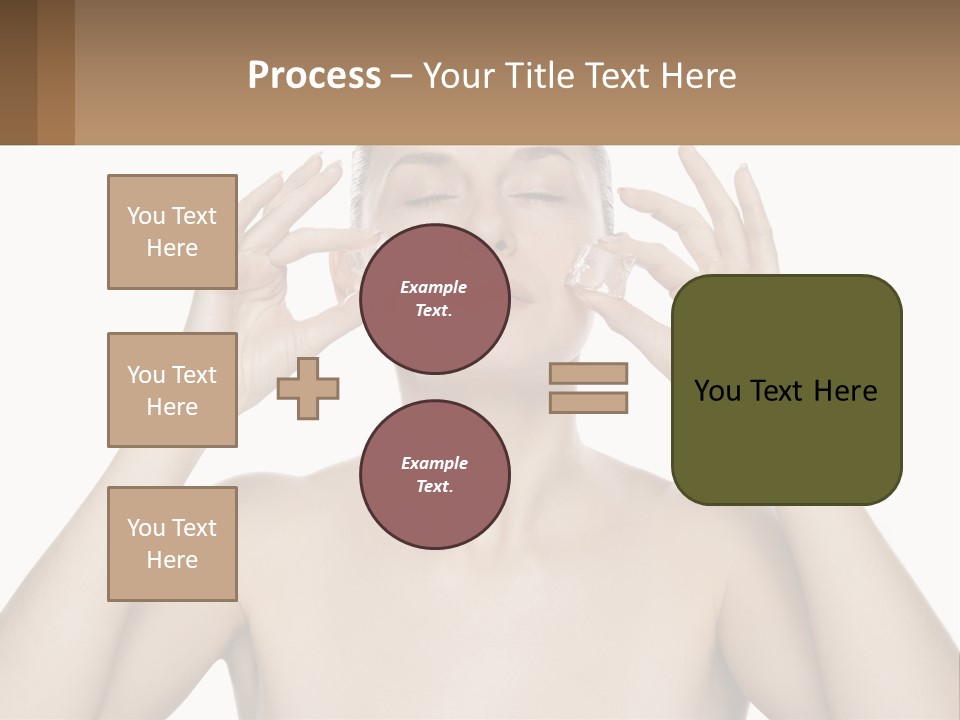 Adult Person Makeup PowerPoint Template