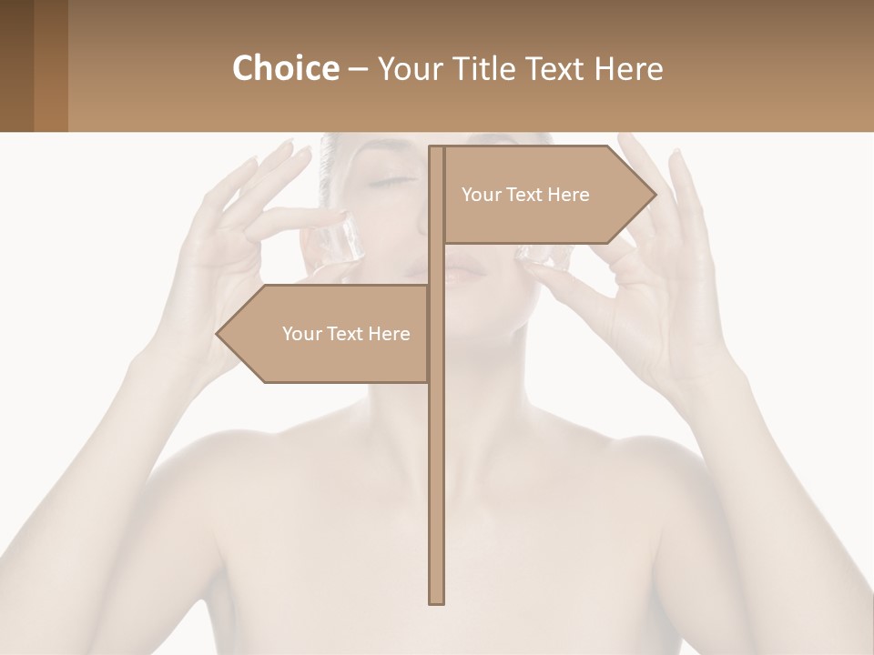 Adult Person Makeup PowerPoint Template