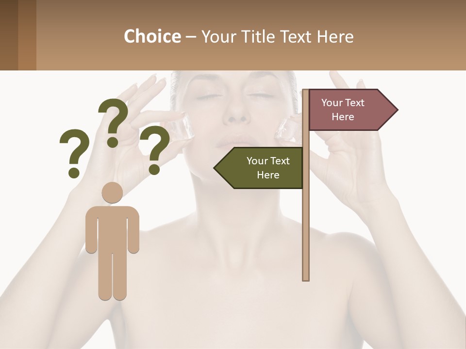 Adult Person Makeup PowerPoint Template