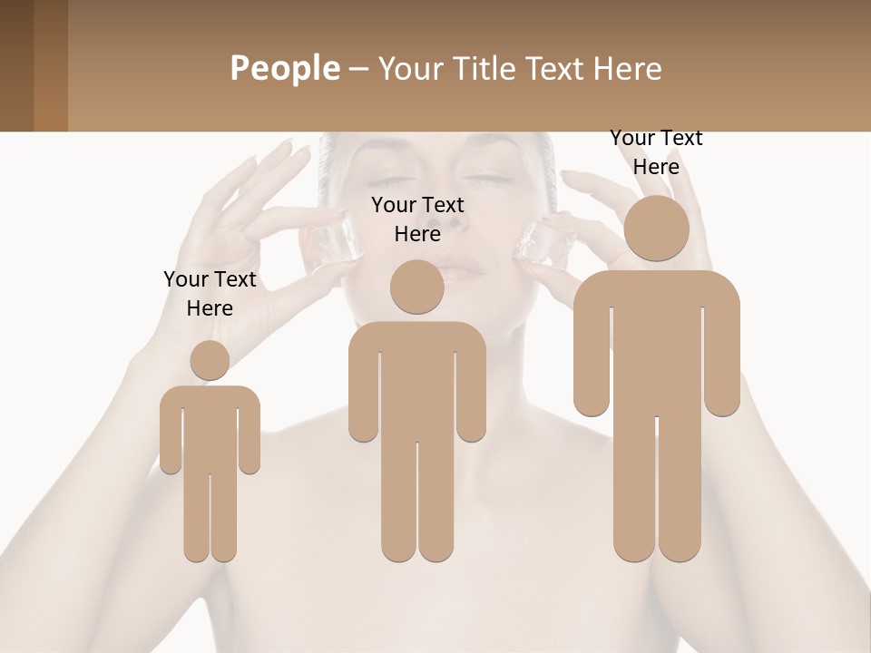 Adult Person Makeup PowerPoint Template